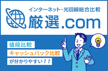 インターネット・光回線総合比較サイト 厳選.com